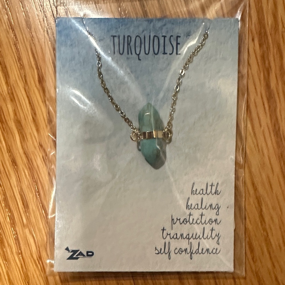 ZAD Aqua Crystal Necklace